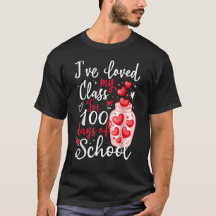 Camiseta Adorei minha turma por 100 dias de escola 100º d