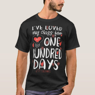 Camiseta Adorei minha turma por 100 dias de escola 100º d