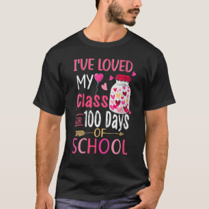 Camiseta Adorei minha turma por 100 dias de escola 100º d