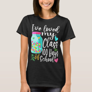 Camiseta Adorei minha turma por 100 dias de escola 100º d