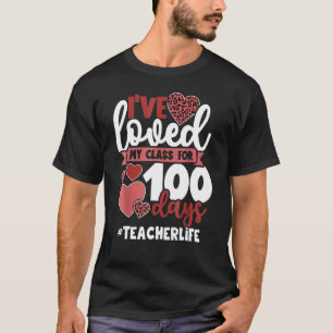Camiseta Adorei minha turma por 100 dias de escola 100º d