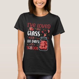 Camiseta Adorei minha turma por 100 dias de professor