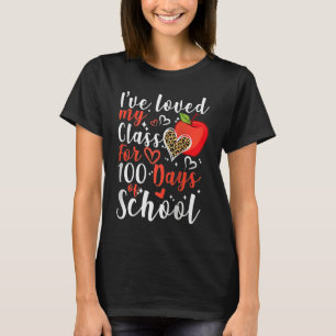 Camiseta Adorei minha turma por 100 dias de professor escol