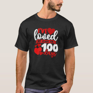 Camiseta Adorei Minha turma por 100 dias Professores Crianç