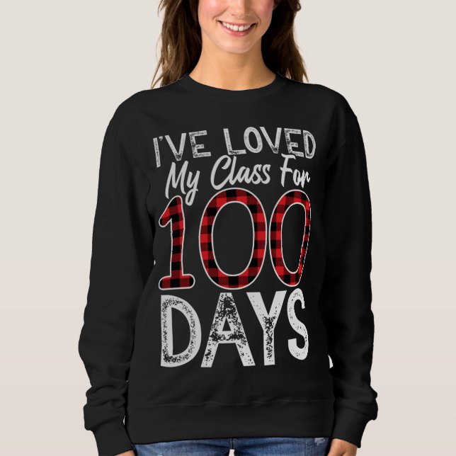 Camiseta Adorei minha turma por cem dias de Xadrez vermelha (Frente)