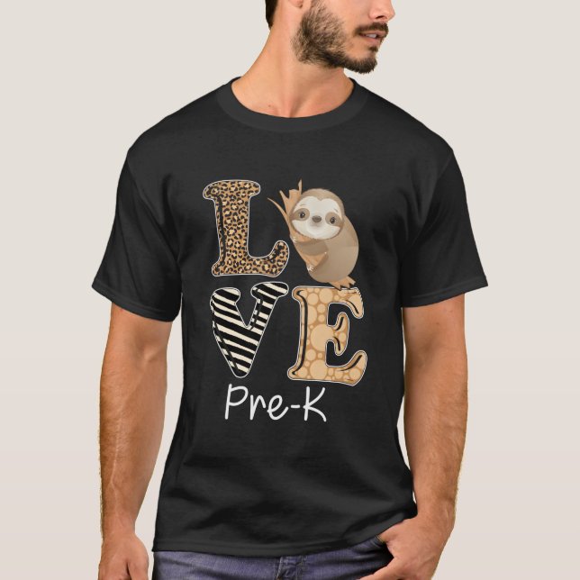 Camiseta Adorei Pré-Escolas pré-K pré-escola pré-K Professo (Frente)