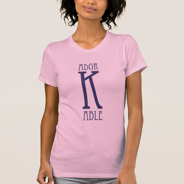 Camiseta Adorkable você! (Frente)