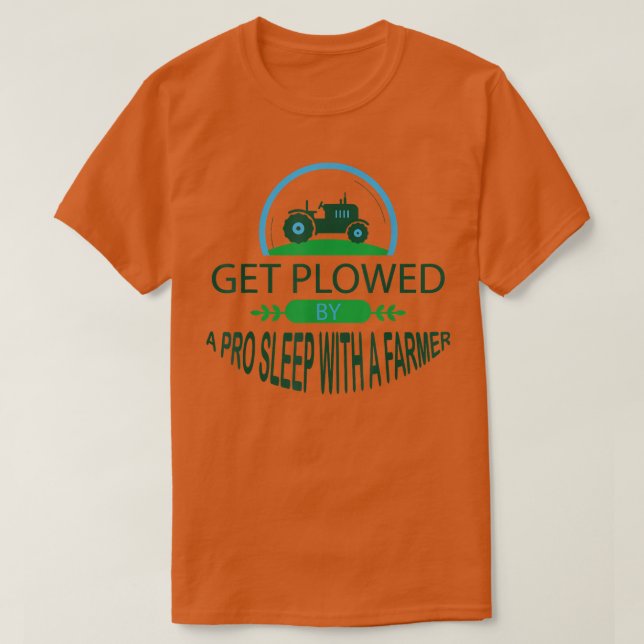 Camiseta Adormecer Pró Com Um Fa De Trator Farmer (Frente do Design)