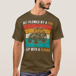 Camiseta Adormecer Pró Com Um Trator Farmador