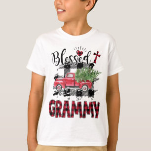 Camiseta Adormecido Grammy Red-xadrez Natal