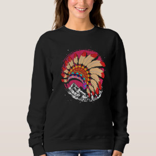 Camiseta Adorno Indígena Indiano Montanhas Nativo Americano