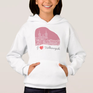 Camiseta Adoro a Catedral da Arquitetura de Volkovysk na Bi