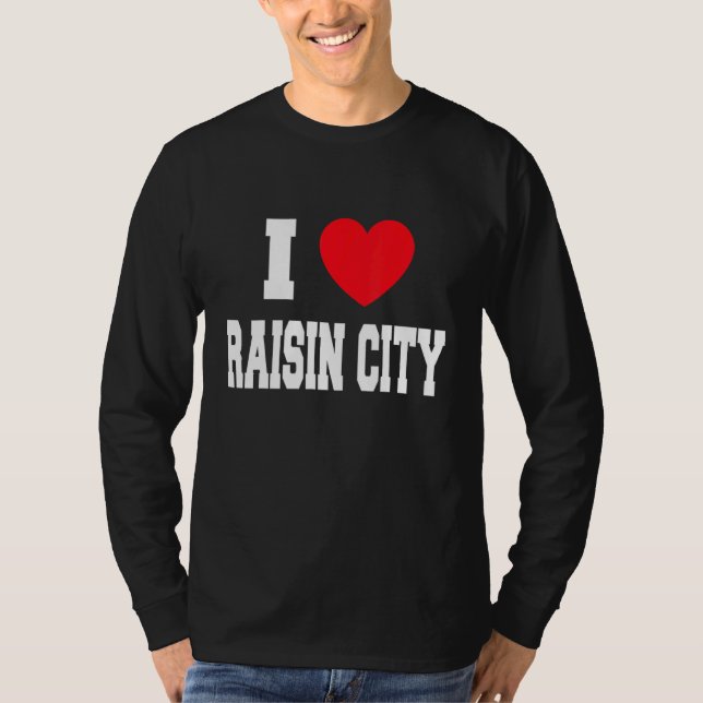 Camiseta Adoro a cidade de Raisin (Frente)