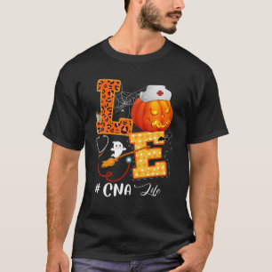 Camiseta Adoro a CNA Life Stethoscope Enfermando o Dia das