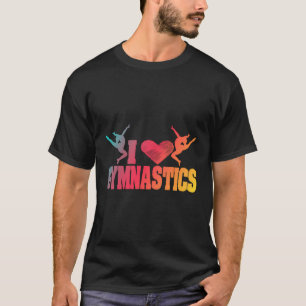 Camiseta Adoro a garota da ginástica, que dá Novidade