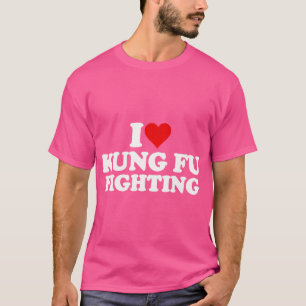 Camiseta Adoro a luta do Coração Kung Fu