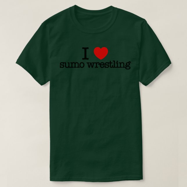 Camiseta Adoro a Luta Sumo (Frente do Design)