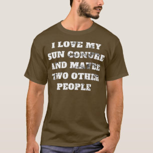 Camiseta Adoro a minha conure solar e talvez duas outras pe