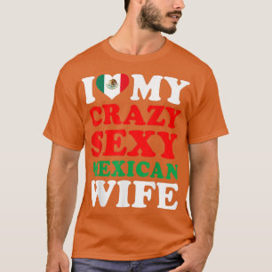 Camiseta Adoro a minha louca mulher Meica Meica Meico Marid