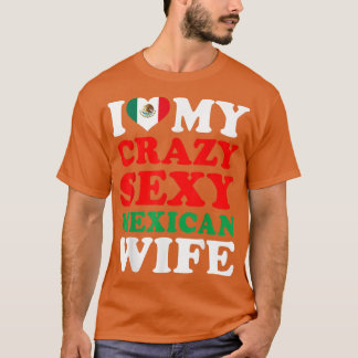 Camiseta Adoro a minha louca mulher Meica Meica Meico Marid