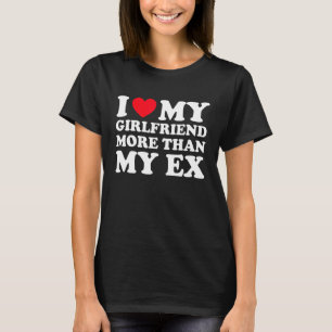 Camiseta Adoro a minha Namorada, coração a minha Namorada