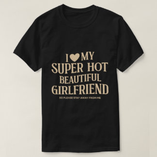 Camiseta Adoro A Minha Namorada Super Quente