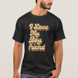 Camiseta Adoro a minha Namorado 60s 70s Retro Vintage