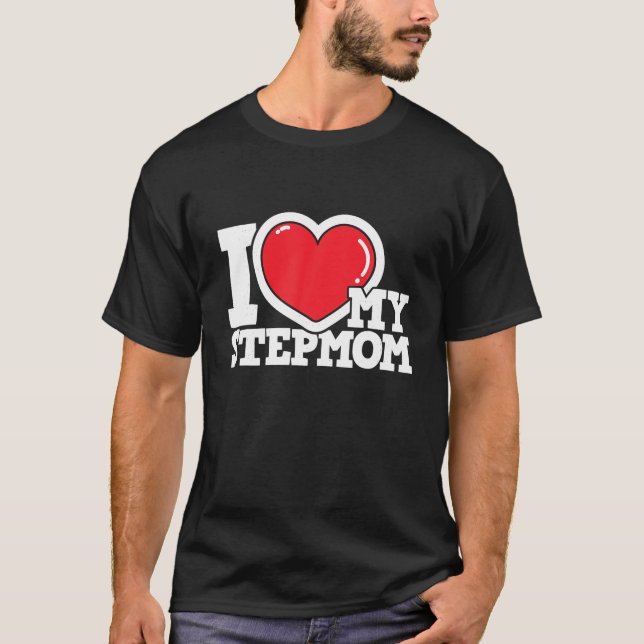 Camiseta Adoro A Minha Stepmme Stepfme Stepfme Stepfson (Frente)