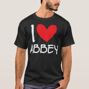Camiseta Adoro Abbey Name Personalised Girl Woman Bff Frie