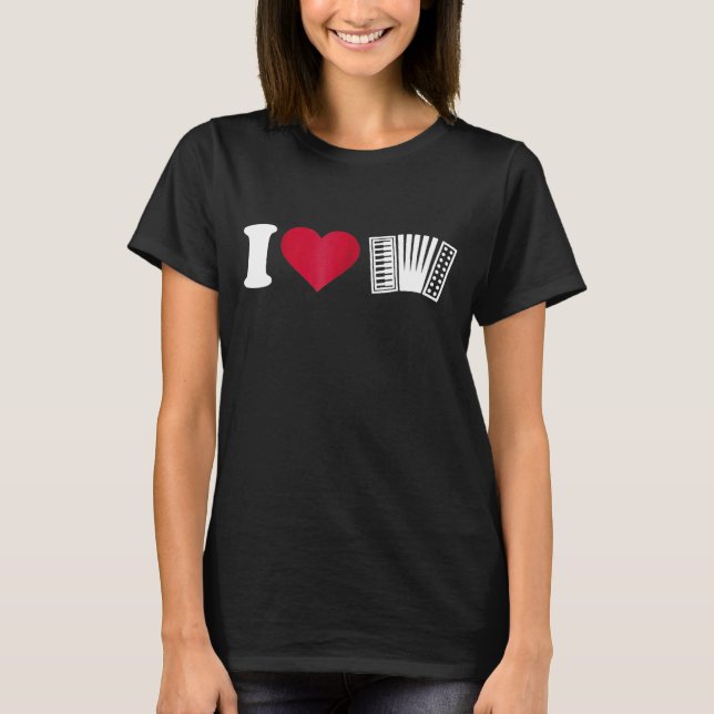 Camiseta Adoro Acordeão (Frente)