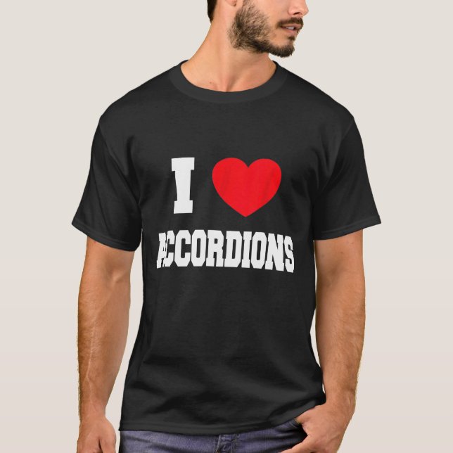 Camiseta Adoro Acordeões (Frente)