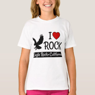 Camiseta Adoro Águia Rock California Red Heart