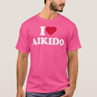 Camiseta Adoro Aikido I Heart Aikido Lover