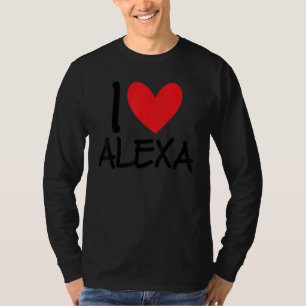 Camiseta Adoro Alexa Name Heart Personalised Men Cara BFF F