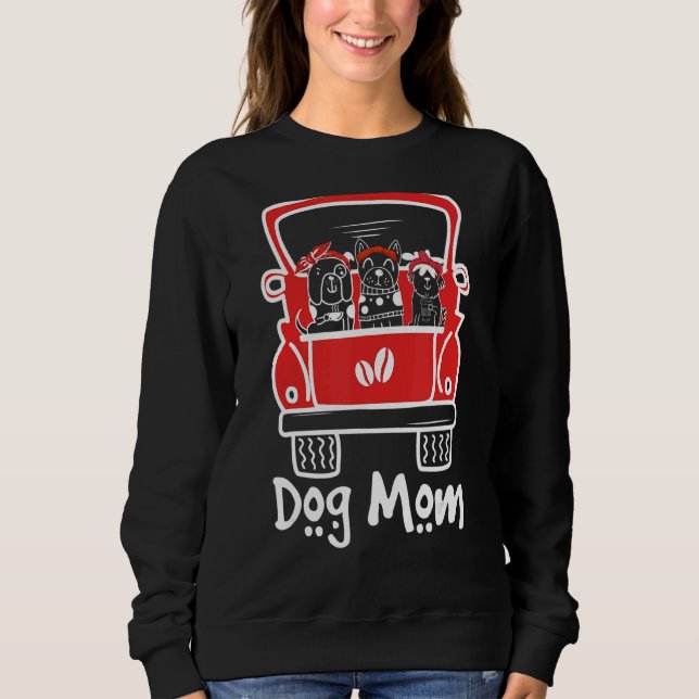 Camiseta Adoro Andar Com Meus Cachorros Mãe (Frente)