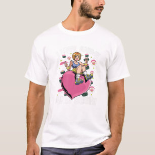 Camiseta Adoro Anime Sushi - Bonita Garota Coração Kawaii -