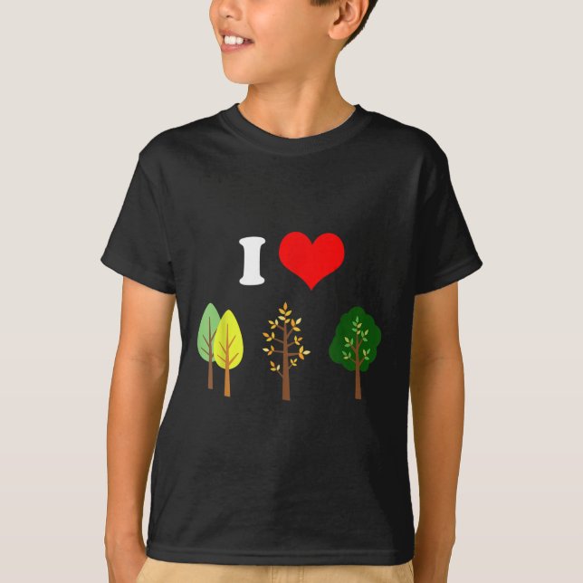 Camiseta Adoro Árvores Plano de Proteção Ambiental (Frente)