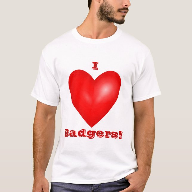 Camiseta Adoro Badgers Unisex (Frente)
