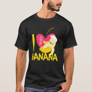 Camiseta Adoro Bananas Banana Vegan Comida