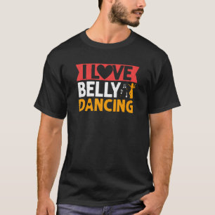 Camiseta Adoro Belly Dançando Dançarino Hula
