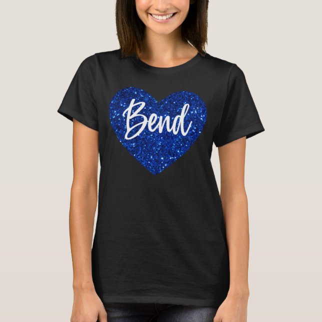 Camiseta Adoro Bend Oregon Cute Heart (Frente)