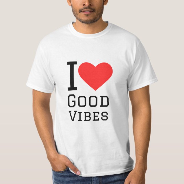 Camiseta Adoro boas vibrações (Frente)