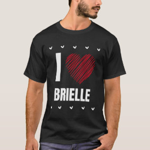 Camiseta Adoro Brielle Legal Name Red Heart Personali Engra