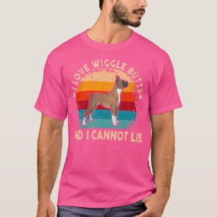 Camiseta Adoro Bumbuns E Não Posso Mentir Boxer Alemão