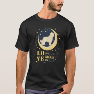 Camiseta Adoro Cachorro Briard À Lua