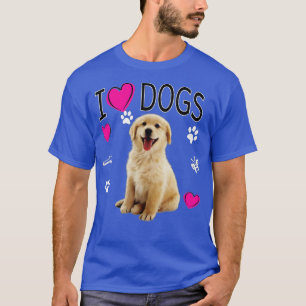 Camiseta Adoro Cachorros - Ouro Labrador recupera