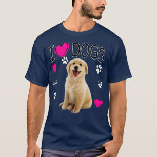 Camiseta Adoro    CachorrosGolden Labrador