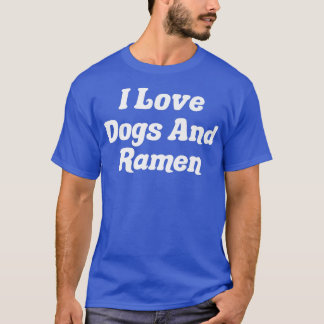 Camiseta Adoro Cães E Ramen295