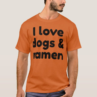 Camiseta Adoro Cães E Ramen 491