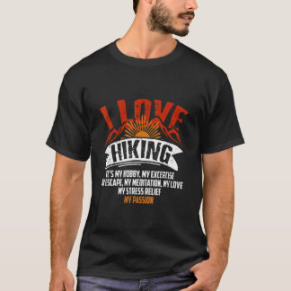 Camiseta Adoro caminhar É minha paixão Legal Retro Moderno 